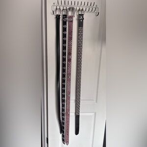 4 Y2K Mcbling Chunky Belts